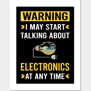 Warning Electronics Posters and Art